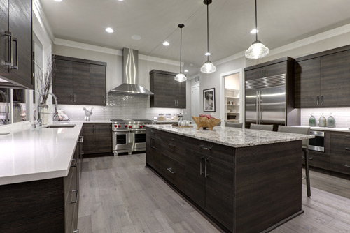 Picture of a kitchen remodel.