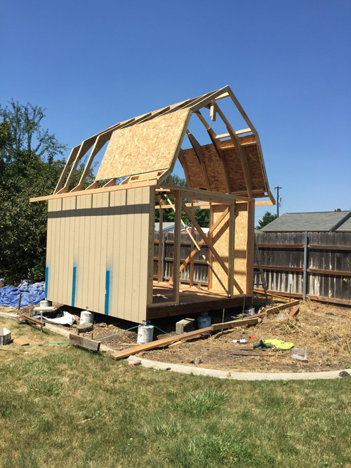 Picture of storage shed.