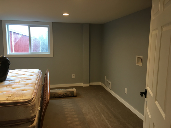 Interior painting at Ownes Farms Veterinary apartment.